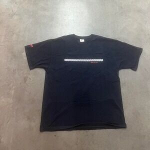 Vintage Danzka men's black tshirt vodka‎ beer Y2K